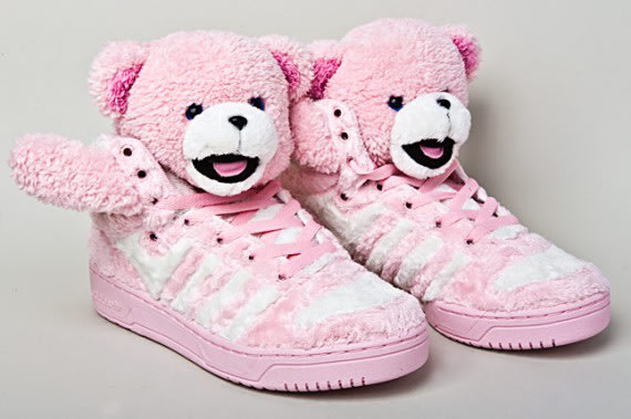 Jeremy Scott for Adidas Originals Teddy Bear sneakers