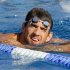 Member of U.S. national Olympic swimming team Phelps looks on during a training session for the London 2012 Olympics, in Bellerive