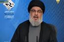 An image grab taken from Hezbollah's al-Manar TV on June 10, 2015 shows Hassan Nasrallah, the head of Lebanon's Hezbollah, announcing that the powerful Shiite militia had begun to fight the Islamic State along the rocky Syrian-Lebanese border
