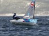 Britain's Ben Ainslie competes during the Finn dinghy class race at the London 2012 Summer Olympics, Friday, Aug. 3, 2012, in Weymouth and Portland, England. (AP Photo/Francois Mori)