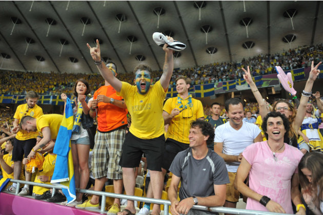 Swedish Supporters AFP/Getty Images