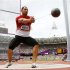 Japan's Koji Murofushi competes during Group A of the men's hammer throw qualifications in the London 2012 Olympic Games at the Olympic Stadium