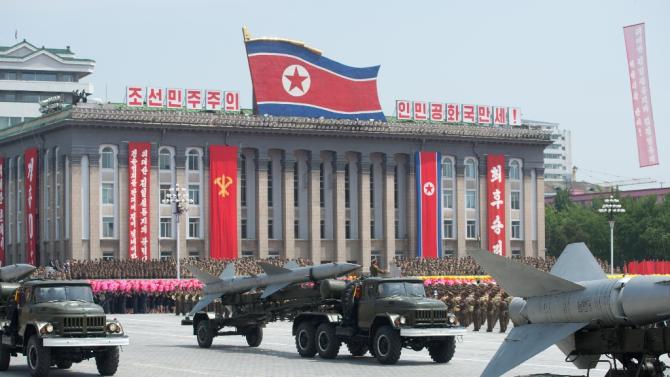 North Korea mounted its largest ever military parade on July 27, 2013, to mark the 60th anniversary of the armistice that ended fighting in the Korean War, displaying its long-range missiles at a ceremony presided over by leader Kim Jong-Un