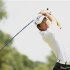 Michael Kim of the U.S. tees off on the second hole during the third round of the 2013 U.S. Open golf championship at the Merion Golf Club in Ardmore