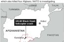 Map locates helicopter crash in Afghanistan;