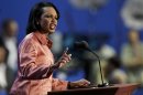 Former Secretary of State Condoleezza Rice addresses the third session of the 2012 Republican National Convention in Tampa