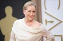 Meryl Streep arrives on the red carpet for the 86th Academy Awards on March 2nd, 2014 in Hollywood, California