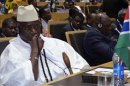 Gambia's President Jammeh attends leaders meeting at the African Union in Addis Ababa