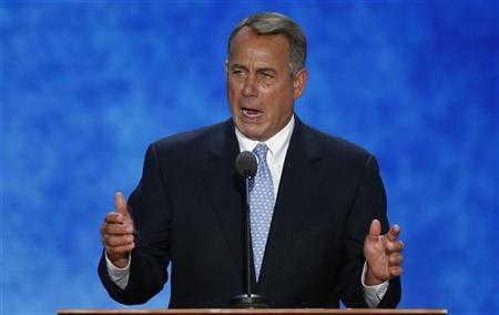Boehner calls on Obama to 'lead' on averting 'fiscal cliff'