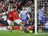 Arsenal's Mikel Arteta scores against Queens Park Rangers during their English Premier League soccer match in London