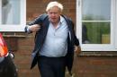 Vote Leave campaign leader Boris Johnson leaves his home in Oxfordshire