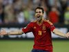 Spain's Fabregas reacts after scoring the winning penalty goal against Portugal during the penalty shoot-out in their Euro 2012 semi-final soccer match at the Donbass Arena in Donetsk