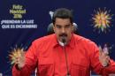 Photo released by the Venezuelan Presidency of Venezuelan President Nicolas Maduro speaking during his TV program "Contacto con Maduro" (Contact with Maduro) in Caracas on December 11, 2016