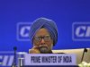 India's Prime Minister Singh attends the annual general meeting and national conference of the Confederation of Indian Industry in New Delhi