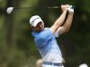 Spain's Garcia hits from the second tee during the third round of The Players Championship PGA golf tournament at TPC Sawgrass in Ponte Vedra Beach