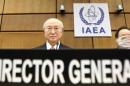 IAEA Director General Amano waits for start of a board of governors meeting at the IAEA headquarters in Vienna