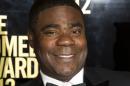 FILE - In this April 28, 2012, file photo, Tracy Morgan attends The Comedy Awards in New York. Morgan is suing Wal-Mart over the June 7, 2014, highway crash that seriously injured him and killed a fellow comedian. The lawsuit, filed Thursday, July 10, 2014, in U.S. District Court in New Jersey, claims Wal-Mart was negligent when a driver of one of its tractor-trailers rammed into Morgan's limousine. (AP Photo/Charles Sykes, File)