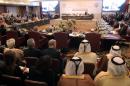 The opening session of the Arab League Foreign ministers's meeting in preparation for the Arab Summit in Kuwait City, on March 23, 2014