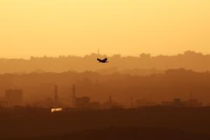 A bird flying over the Gaza strip is seen from the &hellip;