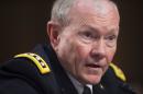 Chairman of the Joint Chiefs of Staff General Martin Dempsey testifies on US policy towards Iraq and Syria and the threat posed by the Islamic State during a Senate Armed Services Committee hearing in Washington, DC, September 16, 2014