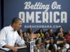 President Barack Obama speaks at Dobbins Elementary School in Poland, Ohio, Friday, July 6, 2012. Obama is on a two-day bus trip through Ohio and Pennsylvania. (AP Photo/Susan Walsh)