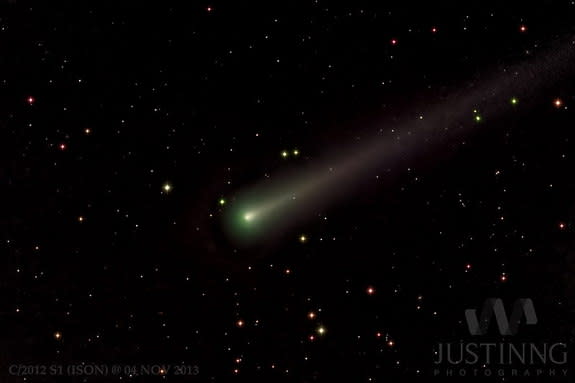 Potentially Dazzling Comet ISON Now Visible to Naked Eye After Outburst