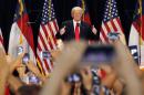 Republican presidential candidate Donald Trump delivers a campaign speech in Charlotte, N.C. Thursday, Aug. 18, 2016. (AP Photo/Gerald Herbert)