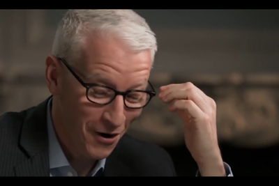 Anderson Cooper was pretty delighted to find out a slave killed his ancestor with a farm hoe