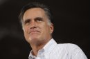 Republican presidential candidate, former Massachusetts Gov. Mitt Romney pauses during a campaign stop at Avon Lake High School in Avon Lake, Ohio, Monday, Oct. 29, 2012. (AP Photo/Charles Dharapak)