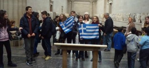 Έλληνες μαθητές στο Βρετανικό Μουσείο : Φέρτε πίσω τα Ελγίνεια Μάρμαρα