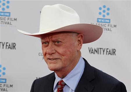 Cast member of the new TV series "Dallas" Larry Hagman arrives at the world premiere of the 40th anniversary restoration of the film "Cabaret" in Hollywood