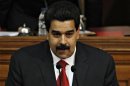 Venezuela's Vice President Maduro delivers the state of nation address to national assembly in Caracas
