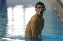 U.S. Olympic medallist Phelps teaches Chinese Special Olympics athletes how to swim in Shanghai