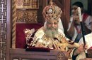 Pope Tawadros II, the new pope of the Coptic Orthodox church, attends his enthronement ceremony at St. Mark Cathedral in Abbasiya, Cairo
