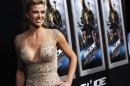 Cast member Palicki poses at the premiere of "G.I. Joe: Retaliation" in Hollywood