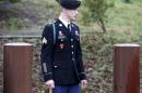 U.S. Army Sergeant Bergdahl leaves the courthouse after an arraignment hearing for his court-martial in Fort Bragg
