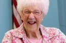 105-year-old Edythe Kirchmaier recently renewed her California drivers license (Facebook)