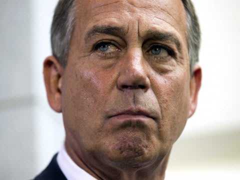 John Boehner shutdown sad