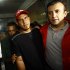Washington Nationals' catcher Wilson Ramos, left, is seen at the Criminal Police ( CICPC ) headquarters accompanied by Venezuela's Justice Minister Tareck El Aissami  in Valencia, Venezuela, Saturday, Nov. 12, 2011. Venezuelan police commandos rescued Ramos and arrested three of his abductors Friday, two days after he was kidnapped. (AP Photo/Lexander Loiza)