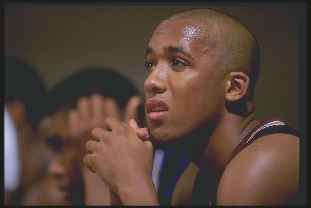 Moses Malone Jr. at Nike's All-American Camp in 1997. (Brian Bahr/Getty Images)