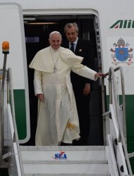 Papa Francisco chega ao Rio de Janeiro