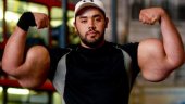 Real-Life 'Popeye' Has Enormous 31-Inch Biceps