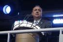 First Minister of Scotland Alex Salmond speaks during the opening ceremony for the 2014 Commonwealth Games at Celtic Park in Glasgow