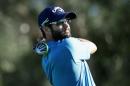 Adam Hadwin of Canada plays his shot from the 17th tee during the third round of the CareerBuilder Challenge on January 21, 2017