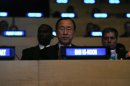 UN Secretary-General Ban Ki-Moon on September 11, 2013 in New York City