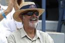 Actor Sean Connery watches from the gallery at the U.S. Open tennis tournament in New York