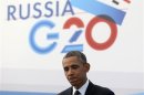 U.S. President Obama speaks to the media during a news conference at the G20 summit in St.Petersburg