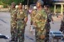 Nigerian army troops on July 30, 2009 in the northeastern city of Maiduguri