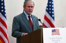 Former President Bush is gingerly stepping back into the spotlight.