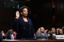 Loretta Lynch testifies on Capitol Hill in Washington